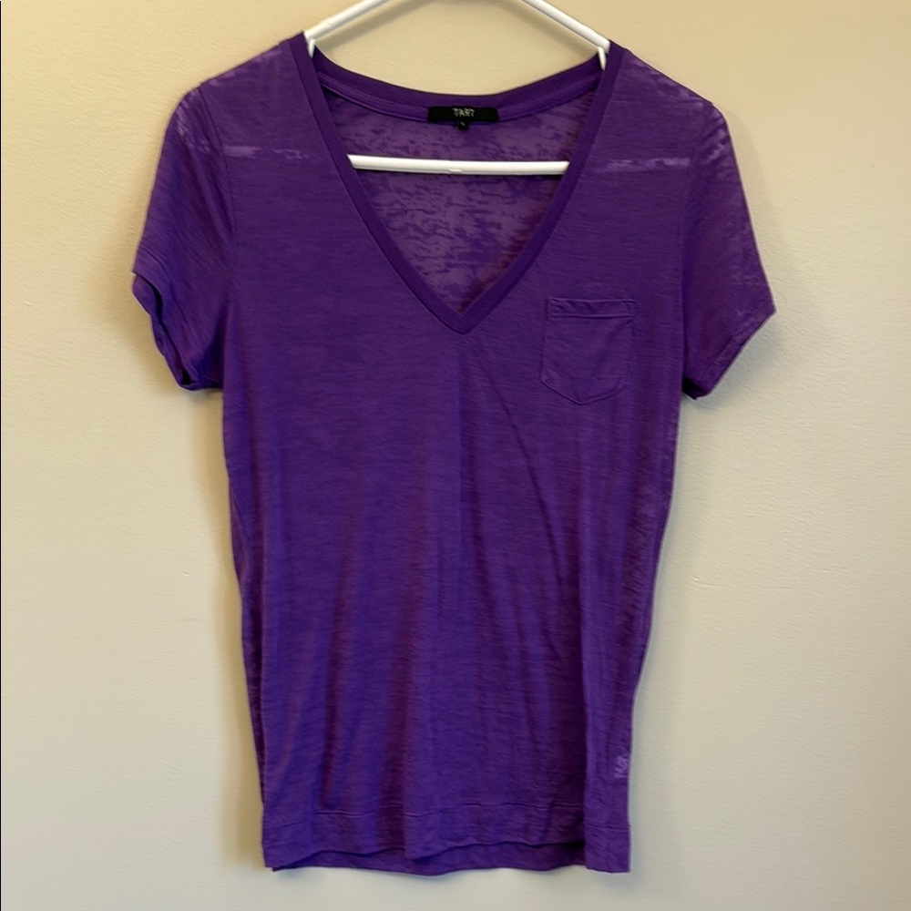 Tart Women's Purple V-Neck Top